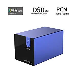 SMSL M100 USB DAC AK4452 DSD512 Coaxial Optical OTG 32Bit/768kHz Hifi Audio Decoder (Blue)