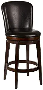 Hillsdale Victoria Swivel Counter Stool, Chestnut