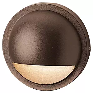 Kichler 15064AZT, Six Groove Low Voltage Landscape Deck Lighting Fluorescent, Arch Bronze