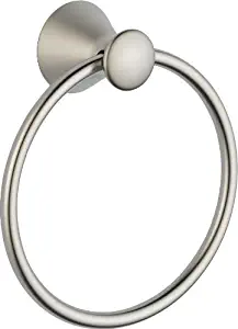 Delta Lahara Bathroom Accessories 73846-SS Hand Towel Ring, Stainless