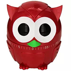Kikkerland Owlet Kitchen Timer, Assorted Colors