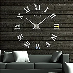 HOT SALE Modern 3D Frameless Wall Clock Style Watches Hours DIY Room Home Decorations Model