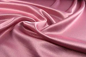 MOONLIGHT BEDDING Ultra Soft Luxurious Satin 3-Peice Duvet Set (1 Duvet Cover and 2 Pillowcases) Super Silky Vibrant Colors Like Dusty Rose, Twin/Twin XL