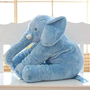 Scallion 2019 Christmas 40/60Cm Elephant Plush Pillow Soft for Stuffed Animals Plush Toys 'S Playmate Gifts for Kids Cool Must Haves 5 Year Old Boy Gifts The Favourite DVD Superhero Dream