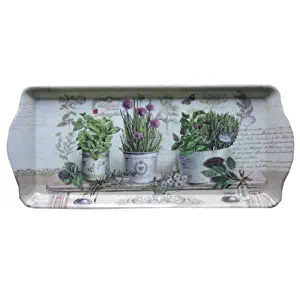 Home Essentials Masterpiece Herbarium Melamine Sandwich Tray