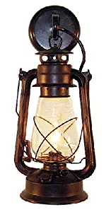 Muskoka Lifestyle Products Rustic Lantern Wall Mounted Light, Large, Rustic