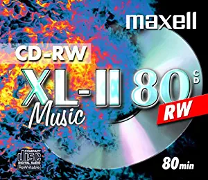 Maxell CDRW80 Audio Pack 10