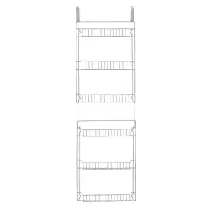 Trademark Global Overdoor Storage Basket Rack (5')