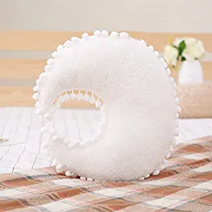 Creative Star Moon and Cloud Plush Pillows Stuffed Toys (white, moon)