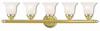 Livex Lighting 1065-02 Neptune 5 Polished Brass Bath Light