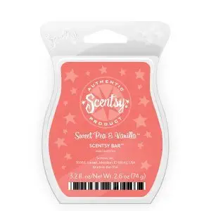 Scentsy Sweet Pea & Vanilla Wax Bar (3.2 Oz)