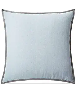 Ralph Lauren Devon Rustic Linen Euro Pillow Sham - Blue