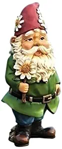 Joseph Studio 65900 Tall Gnome Garden Statue, 12-Inch