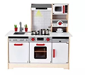 Hape Kids All-in-1 Wooden Play Kitchen with Accessories
