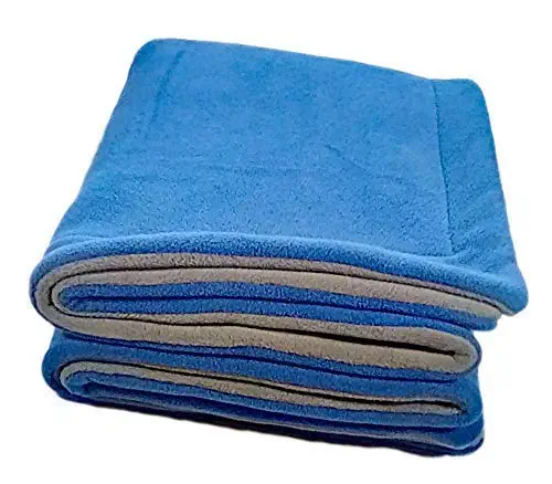 47" x 24" Guinea Pig Fleece Cage Liner - Anti-Pill Fleece Bedding - Reusable - Reversible - Choose Color - Extra Absorbent - Machine Wash - Made in USA