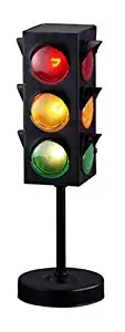 Kidsco Traffic Light Lamp with Base - 8 inches Cool and Fun Bright Lights - Flashing Red, Yellow, Green Stoplight Lamp 1 pc. - Great for Kids Themed Parties, Perfect Party Decorations, Birthdays