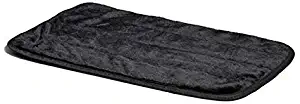 MidWest Quiet Time Pet Bed Deluxe Black Fur Pet Mat