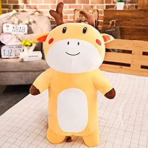 80Cm 120Cm Long Cow Plush Toys Hold Doll Lion/Dinosaur Pillow Cushion Novelty Children Stuffed Toy Gift Must Have Items Inspirational Gifts The Favourite Superhero Party Supplies Unboxing Toys