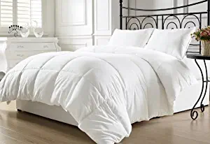 KingLinen White Down Alternative Comforter Duvet Insert with Conner Tabs Twin