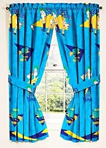 Disneys Phineas and Ferb Drapes
