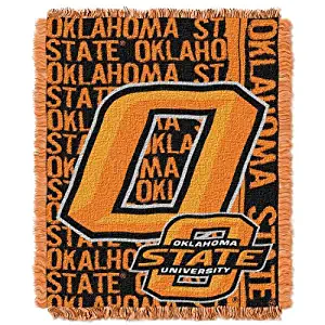 Officially Licensed NCAA "Double Play" Triple Woven Jacquard Throw Blanket, 48" x 60", Multi Color